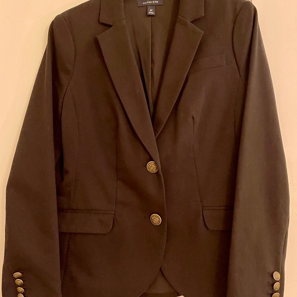 Black blazer-Land’s End